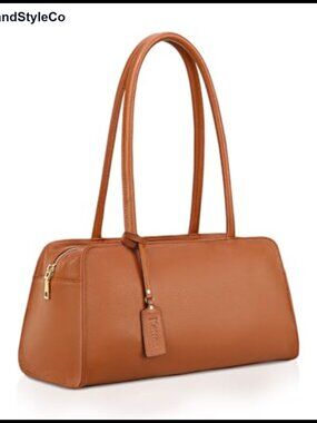 Medium Leather Tote Satchel for Women Top Grain Cowhide Hobo Handbag